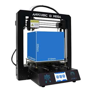 Anycubic Full Metal i3 Mega 3D Printer with Ultrabase Heatbed and 3.5 Inch Touch Screen