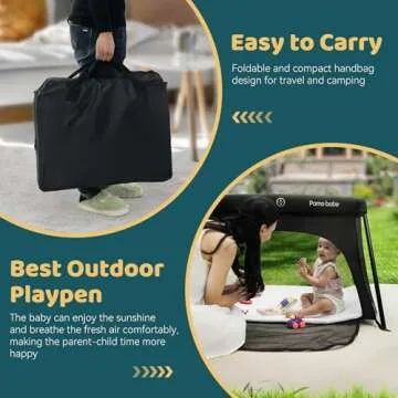 Lightweight Pamo Babe Travel Crib for Easy Baby Travel
