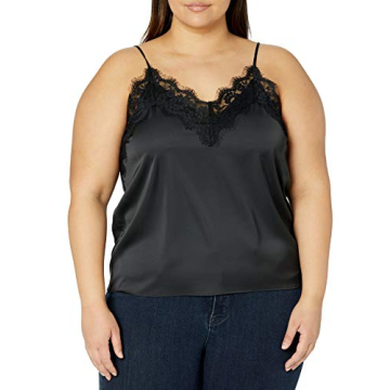 The Drop Women's Lace Trimmed Camisole - Elegant Styling