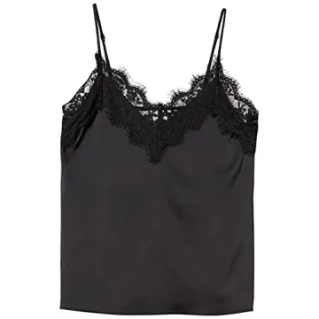 The Drop Women's Lace Trimmed Camisole - Elegant Styling