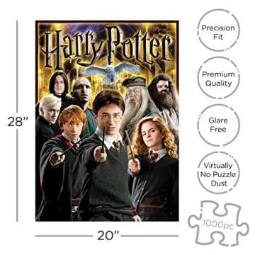 AQUARIUS Harry Potter Puzzle Character Collage (1000 Piece Jigsaw Puzzle) - Officially Licensed Harr...