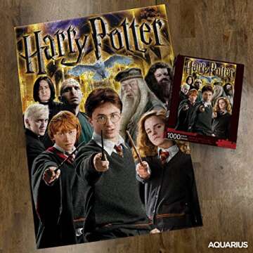 AQUARIUS Harry Potter Puzzle Character Collage (1000 Piece Jigsaw Puzzle) - Officially Licensed Harry Potter Merchandise & Collectibles - Glare Free - Precision Fit - 20x28in