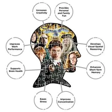 AQUARIUS Harry Potter Puzzle Character Collage (1000 Piece Jigsaw Puzzle) - Officially Licensed Harry Potter Merchandise & Collectibles - Glare Free - Precision Fit - 20x28in
