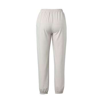 Womens Cinch Bottom Jogger Sweatpants Pockets Drawstring Baggy Pants Casual Workout Running Lounge Trousers