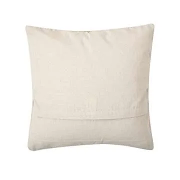 REDEARTH · Tufted Throw Pillow Cushion Covers - Boho Textured Woven Decorative Cases Set for Couch - Sofa - Bed - Farmhouse - Chair - Patio - Outdoor - car - 100% Cotton (18x18 ; Natural) Pack of 2