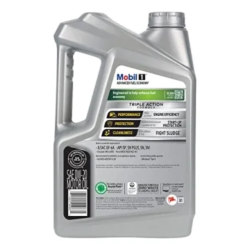 Mobil 1 Advanced Fuel Economy Full Synthetic Oil 5 Quart