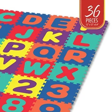 Deke Home Large Alphabet Play Mat for Toddler Fun
