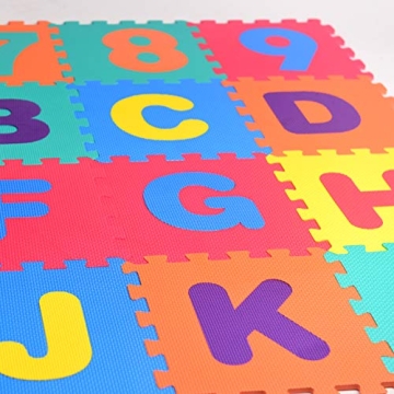 Deke Home Large Alphabet Play Mat for Toddler Fun