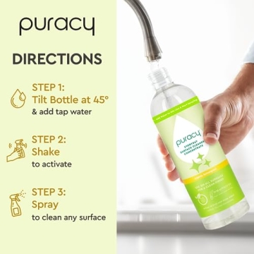 Effortless Streak-Free Cleaning with Puracy Multi-Surface Cleaner
