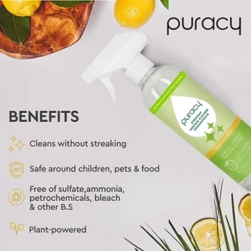 Effortless Streak-Free Cleaning with Puracy Multi-Surface Cleaner
