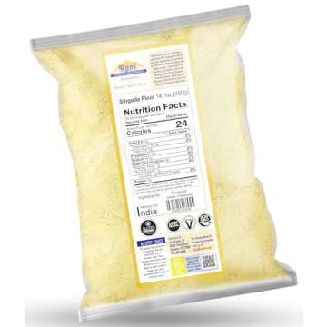 Rani Singoda Flour (Chetsnut Flour) 14oz (400g) ~ All Natural | Vegan | Gluten Friendly | NON-GMO | Kosher | Indian Origin