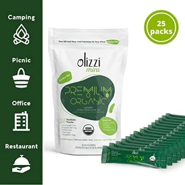 Olizzi Olive Oil Packets - Premium Organic Extra Virgin - 25 Packs