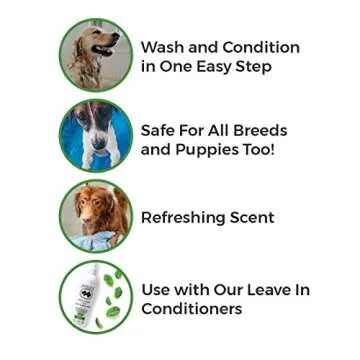 BarkLogic Clean & Clear 2 in 1 Shampoo & Conditioner, Mint, 16 fl oz - Grooming Essentials for A Quality Coat - No Parabens, No Phthalates, No Sulfates, No DEA & PEG, Safe & Vegan