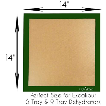 Premium Silicone Dehydrator & Baking Sheets for Easy Cooking