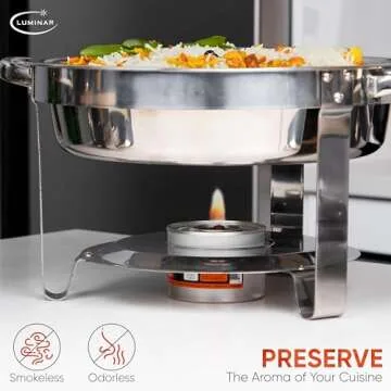 Luminar Chafing Dish Fuel Cans - 12 Pack for Easy Events
