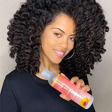 JANE CARTER SOLUTION Curls to Go Untangle Me Weightless Leave-In Conditioner (8oz) - Nourishing, Moisturizing, No Buildup