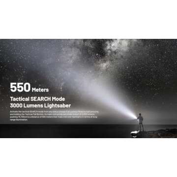 Nitecore EDC35 5000 Lumen EDC Flashlight, USB-C Rechargeable, High Power Super Bright Sticker for Everyday Carry