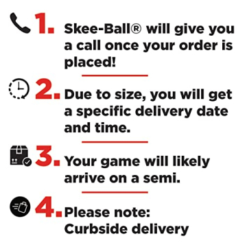 Classic Skee-Ball Arcade Table - Family Fun Game Machine