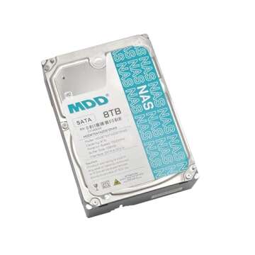 MDD (MDD8TSATA25672NAS) 8TB 7200RPM 256MB Cache SATA 6.0Gb/s 3.5inch Internal NAS Hard Drive (Renewe...