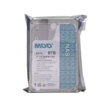 MDD (MDD8TSATA25672NAS) 8TB 7200RPM 256MB Cache SATA 6.0Gb/s 3.5inch Internal NAS Hard Drive (Renewed)