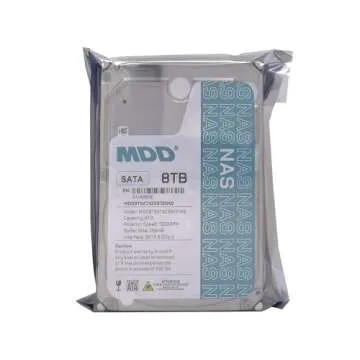 MDD (MDD8TSATA25672NAS) 8TB 7200RPM 256MB Cache SATA 6.0Gb/s 3.5inch Internal NAS Hard Drive (Renewed)