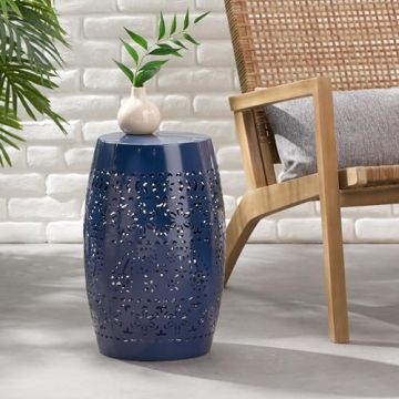 Stylish Christopher Knight Iron Side Table for Outdoors