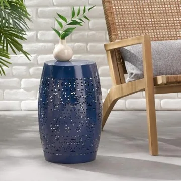 Stylish Christopher Knight Iron Side Table for Outdoors