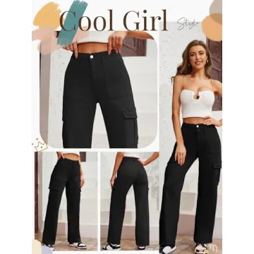 Stylish QYANGG Women's Cargo Pants with Multiple Pockets