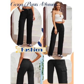 Stylish QYANGG Women's Cargo Pants with Multiple Pockets