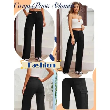 Stylish QYANGG Women's Cargo Pants with Multiple Pockets