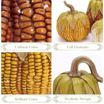 Valery Madelyn Fall Pumpkins - Rustic Harvest Decor Set of 3