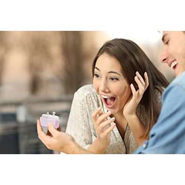 Elegant BLUTETE Velvet Ring Box for Engagements and Weddings