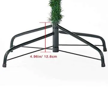 LUTER 7.5 Ft Artificial Christmas Tree for Easy Assembly