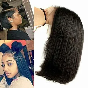 9A Lace Front Short Bob Wig for Natural Style