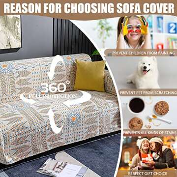 Stylish Couch Covers for 2 Cushion Sofas