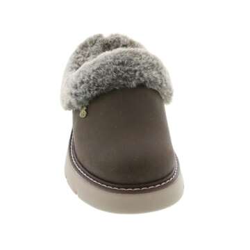 Skechers Women's Keepsakes Lite-Cozy Blend Slipper, Chocolate, 8