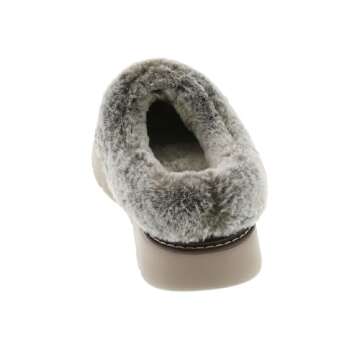 Skechers Women's Keepsakes Lite-Cozy Blend Slipper, Chocolate, 8