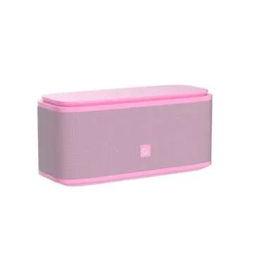 DOSS SoundBox Touch Wireless Bluetooth Speaker with 12W HD Sound and Bass, IPX5 Water-Resistant, 20H Playtime, Handsfree, Portable for Office, Home, Outdoor, Travel-Pink