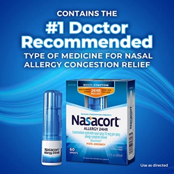 Nasacort 24HR Allergy Nasal Spray Non-Drowsy Relief