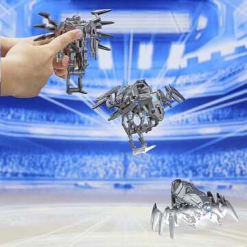 Transformers One Cog Changer Airachnid 4-Inch Robot Action Figure, Interactive Toys for Boys and Girls Ages 6 and Up