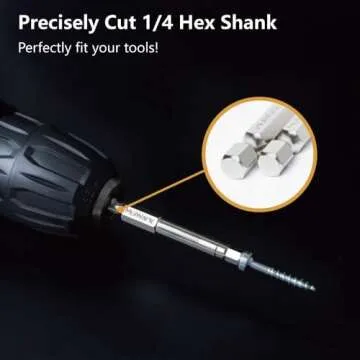 MulWark Hex Head Allen Wrench Drill Bit Set 20PC (10pc Metric & 10pc SAE), 2.3" Long 1/4" Diameter Quick Release Shank Magnetic Screwdriver Bit Set for Assembling Furniture