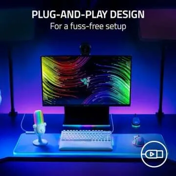 Razer Seiren V3 RGB USB Microphone for Gamers & Streamers