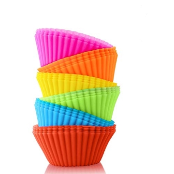 Versatile BiaoGan Silicone Cupcake Baking Cups 24 Pack