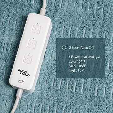 GOQOTOMO Heating Pad for Fast Pain Relief and Comfort