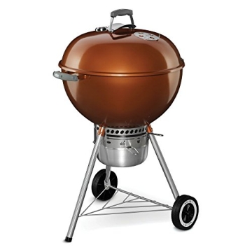 Weber Original Kettle Premium Charcoal Grill - 22 Inch Copper