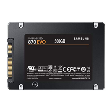 SAMSUNG 870 EVO 500GB SATA Internal SSD for Performance Boost