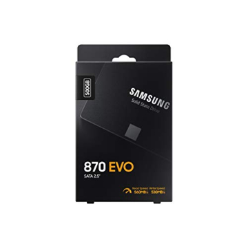 SAMSUNG 870 EVO 500GB SATA Internal SSD for Performance Boost
