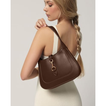 Chic Vegan Leather Shoulder Bag - Adjustable & Stylish