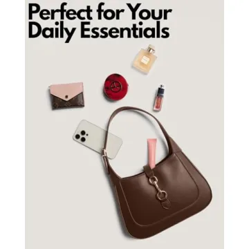 Chic Vegan Leather Shoulder Bag - Adjustable & Stylish