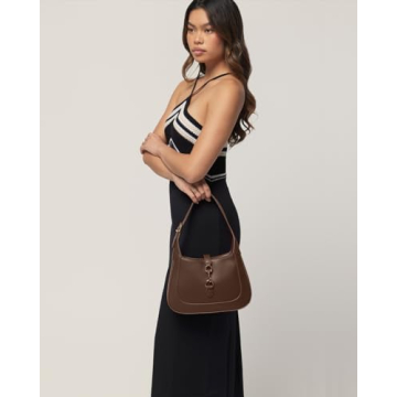 Chic Vegan Leather Shoulder Bag - Adjustable & Stylish
